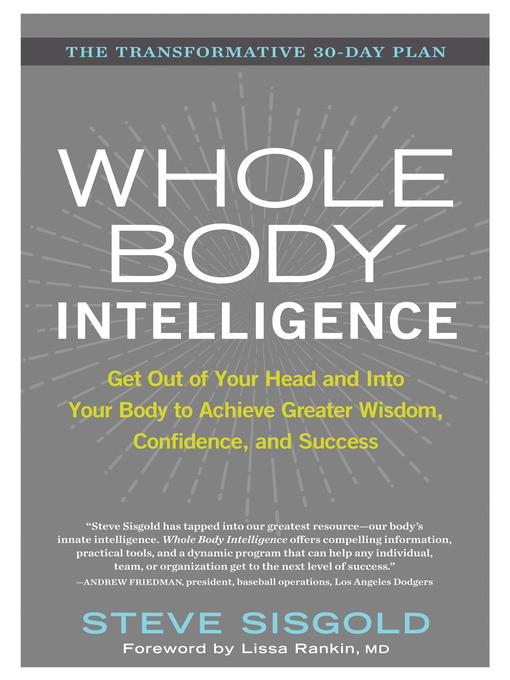 Title details for Whole Body Intelligence by Steve Sisgold - Wait list